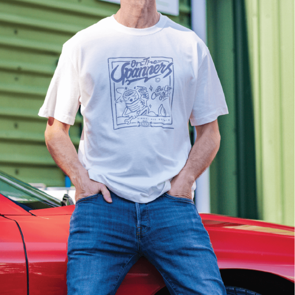 Off Our Nut Tee in Bone