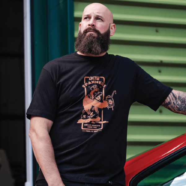 Grease Monkey Tee in Black