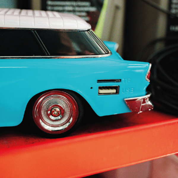 TF and USB compatible Retro Chevy Speaker from On the Spanners