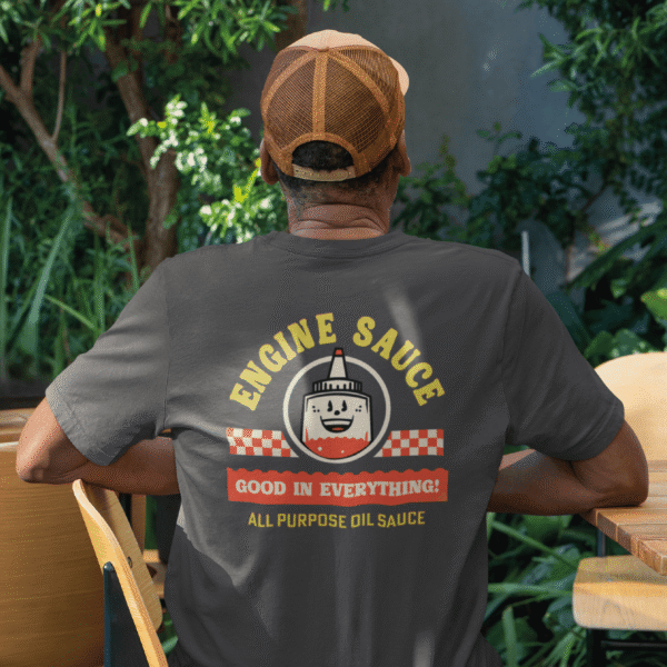 Engine Sauce Tee - Charcoal