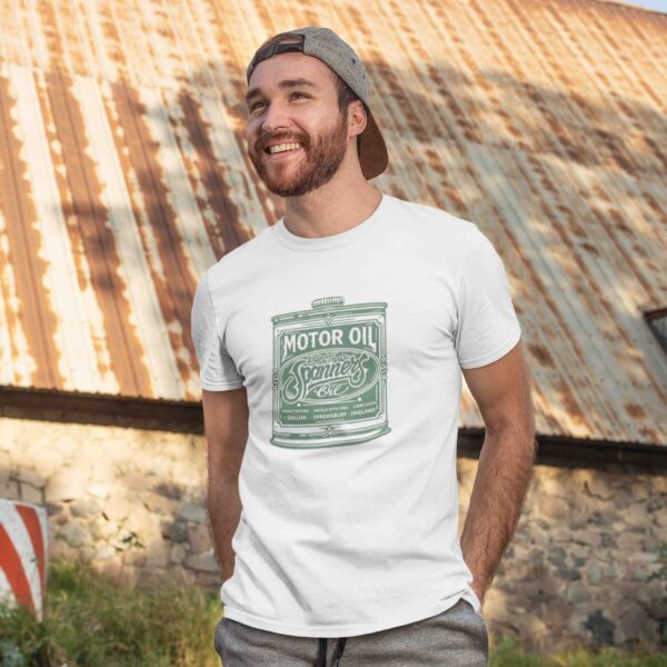 Oil Can Tee - Bone